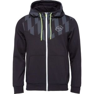 Lotto LOGO VI FULL-ZIP HOODIE Pánská mikina, černá, velikost obraz