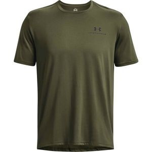 Under Armour RUSH ENERGY Pánské sportovní tričko, khaki, velikost obraz