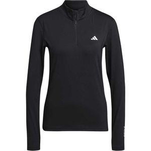 adidas TECHFIT LONGSLEEVE TOP Dámský tréninkový top, černá, velikost obraz