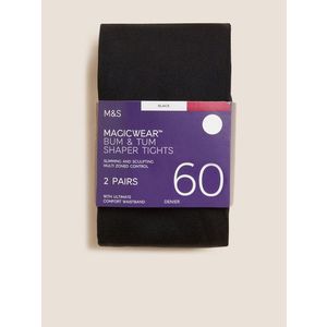 Marks & Spencer Magicwear™ 60 DEN Punčochové kalhoty Černá obraz