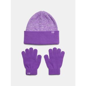 Under Armour G Beanie/Glove Combo Kšiltovka dětská Fialová obraz