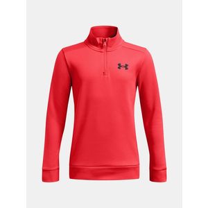 Under Armour UA Armour Fleece 1/4 Zip Mikina dětská Červená obraz