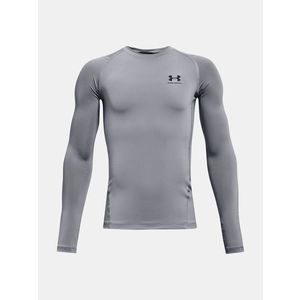 Under Armour UA HG Armour LS Triko dětské Šedá obraz