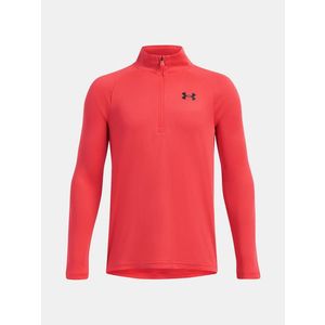 Under Armour UA Tech 2.0 1/2 Zip Triko dětské Červená obraz