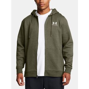 Under Armour UA Icon Fleece FZ Hood Mikina Zelená obraz