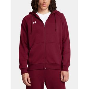 Under Armour UA Rival Fleece FZ Hoodie Mikina Červená obraz