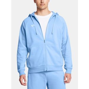 Under Armour UA Rival Fleece FZ Hoodie Mikina Modrá obraz