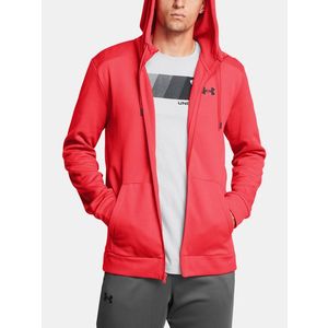 Under Armour UA Armour Fleece FZ Hoodie Mikina Červená obraz