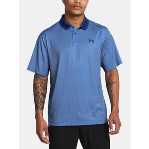 Under Armour UA Matchplay Printed Polo Triko Modrá obraz