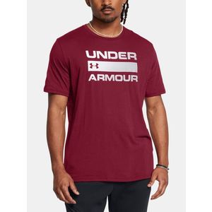 Under Armour UA Team Issue Wordmark SS Triko Červená obraz