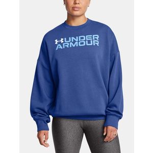 Under Armour Rival Fleece WordmarkOS Crew Mikina Modrá obraz