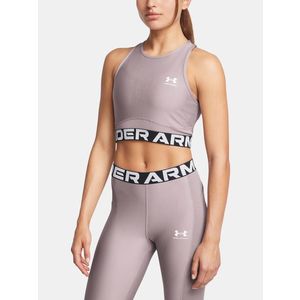 Under Armour HeatGear Rib Tílko Šedá obraz