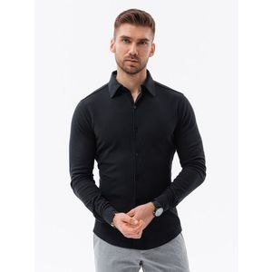 Ombre Clothing Košile Černá obraz