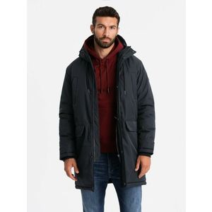 Ombre Clothing Parka Černá obraz