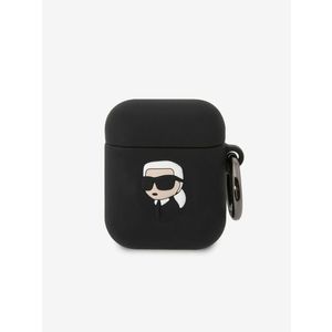 Karl Lagerfeld AirPods 1/2 Black Pouzdro Černá obraz