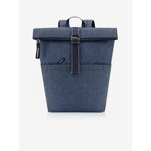 Reisenthel Rolltop Herringbone Dark Blue Batoh Modrá obraz