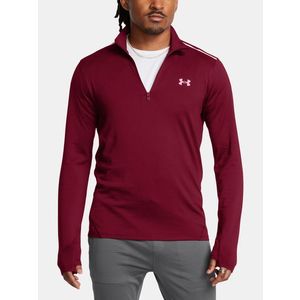 Under Armour UA Vanish CW 1/4 Zip Triko Červená obraz