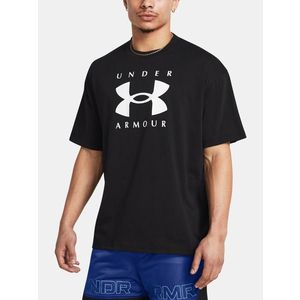 Under Armour UA M HW OS Branded SS Triko Černá obraz