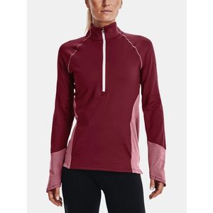 Under Armour UA ColdGear 1/2 Zip-RED Mikina Červená obraz