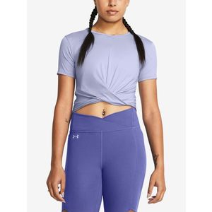 Under Armour Motion Crossover Crop SS Triko Fialová obraz