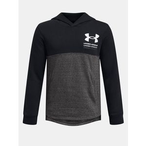 Under Armour UA Boys Rival Terry Hoodie Mikina dětská Černá obraz