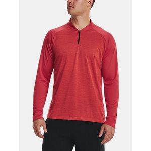 Under Armour UA Tech 2.0 Novelty 1/4 Zip Triko Červená obraz