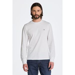 TRIČKO GANT SLIM PIQUE LS T-SHIRT WHITE obraz