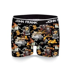 Pánské boxerky John Frank JFBD336 XL Černá obraz