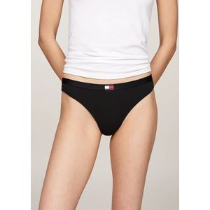 Dámská tanga Tommy Hilfiger UW0UW05641 3pack L Černá obraz