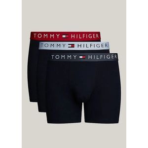 Pánské boxerky Tommy Hilfiger UM0UM03431 3PACK 0R1 L Tm. modrá obraz