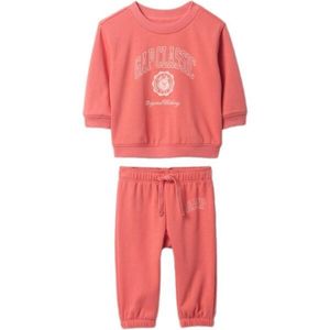 GAP FRENCH NOVELTY Dětský mikinový set, oranžová, velikost obraz