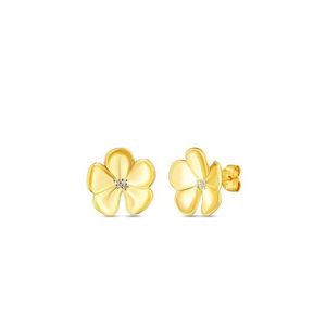 VUCH Náušnice Floret Gold obraz