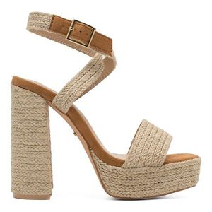 Sandály DeeZee LOLA KL-F20074-36 Materiál/-Jutové plátno, Látka/-Látka obraz