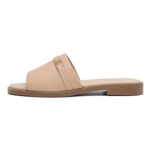 Pantofle Lasocki ELE RST-ELE-02 Přírodní kůže (useň) - Lícová obraz