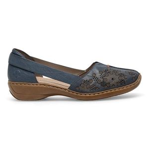 Polobotky Rieker 41396-12 Přírodní kůže (useň)/-Přírodní kůže (useň) obraz
