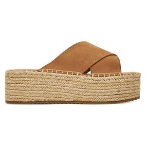 Pantofle DeeZee 42422 Přírodní kůže (useň) - Semiš obraz