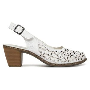 Lodičky Rieker 40981-80 Přírodní kůže (useň) - Lícová obraz