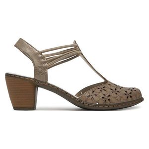Sandály Rieker 40966-64 Přírodní kůže (useň) - Lícová obraz
