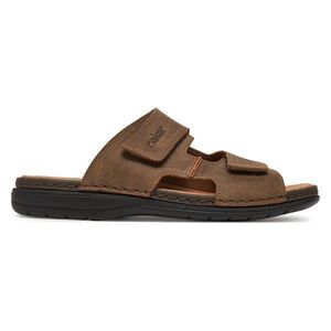 Pantofle Rieker 25592-25 Přírodní kůže (useň) - Nubuk obraz