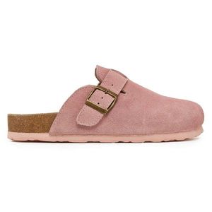 Pantofle DeeZee W23Q22095 Přírodní kůže (useň) - Semiš obraz