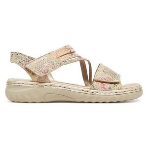 Sandály Rieker 60464-90 Přírodní kůže (useň) - Semiš obraz