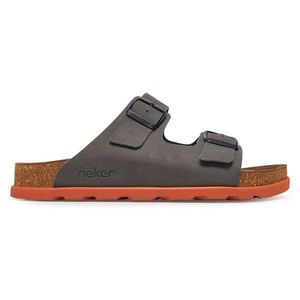 Pantofle Rieker 21190-40 Přírodní kůže (useň) - Nubuk obraz