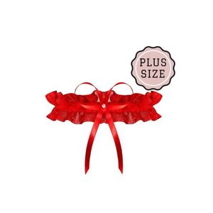 Podvazek Julimex Odessa - plus size Červená Uni obraz