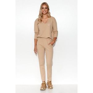 Dámská souprava Makadamia M782 - písčitá barva Béžová 2XL-3XL obraz