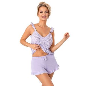 Dámské pyžamo na ramínkách Donna Fiorella - bavlna Světle fialová 2XL(44) obraz