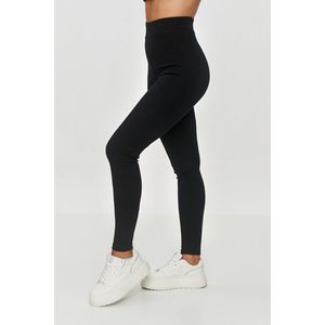 Elastické legíny Makadamia A3 - černé Černá One size obraz