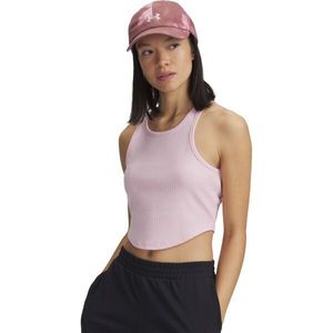 Under Armour RIVAL RIB TANK Dámské tílko, růžová, velikost M obraz