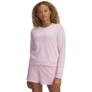 Under Armour RIVAL TERRY CREW Dámská lehká mikina, růžová, velikost obraz