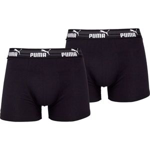 Puma ELEMENTS MEN BOLD LOGO BOXERS 2P Pánské boxerky, černá, velikost obraz