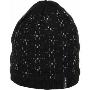 Finmark WINTER HAT Zimní pletená čepice, černá, velikost obraz